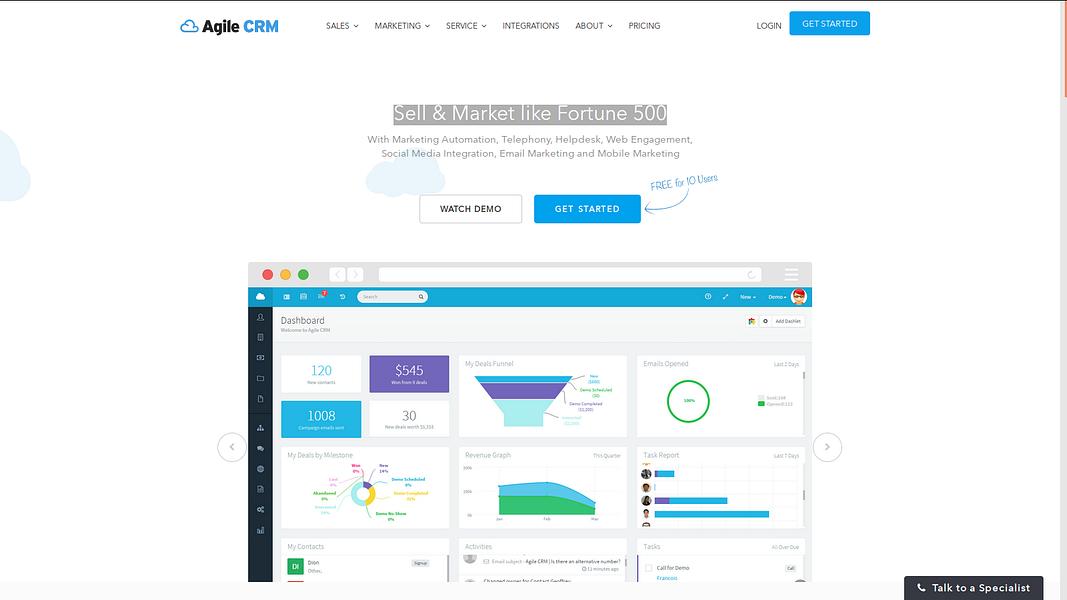 AGILECRM preview
