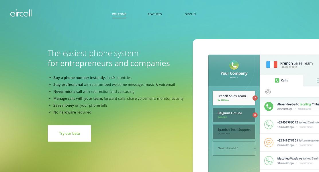 Aircall preview