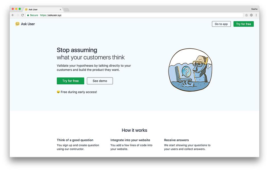 Ask User preview