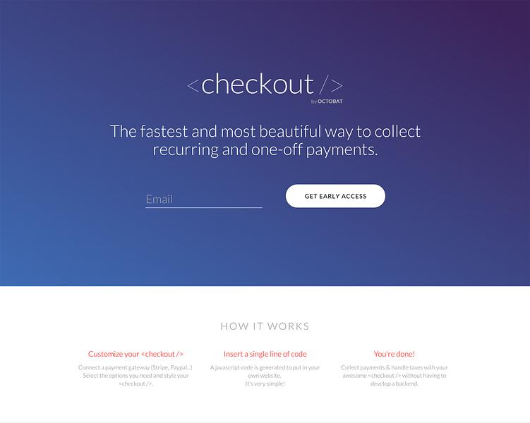 Checkout by Octobat preview