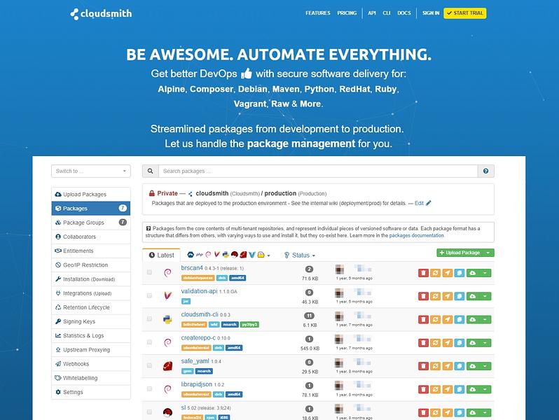 Cloudsmith preview