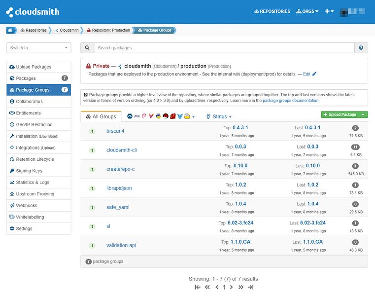 Cloudsmith image