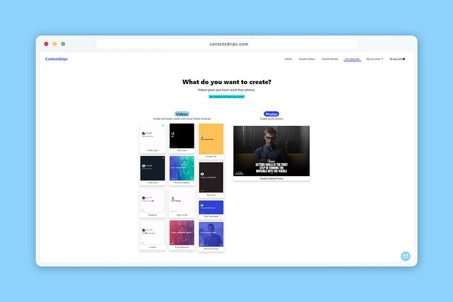 Contentdrips preview