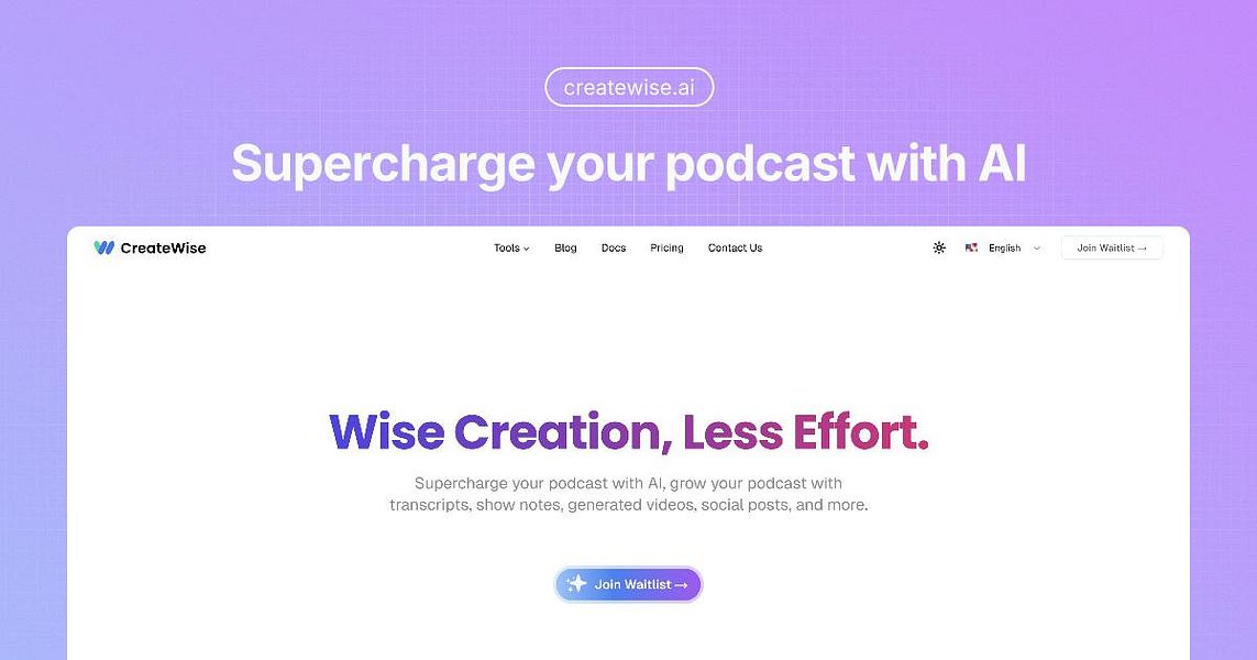 CreateWise AI image