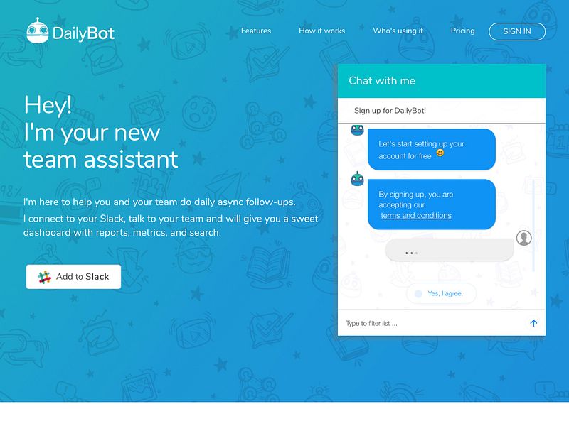 DailyBot for Slack preview
