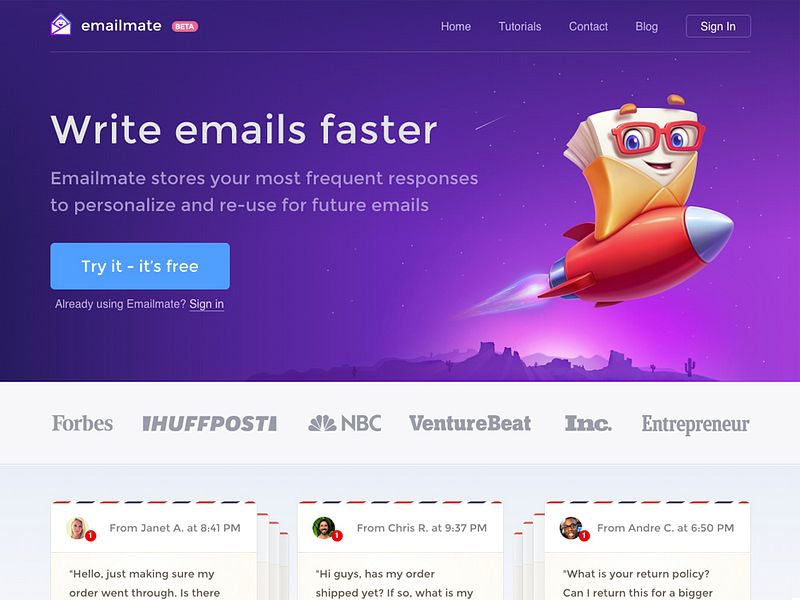 Emailmate preview