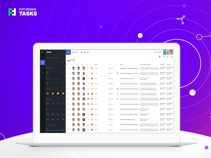 Futuramo Tasks preview
