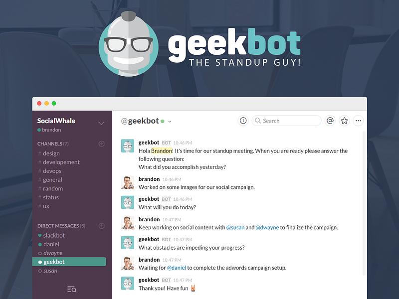 Geekbot preview