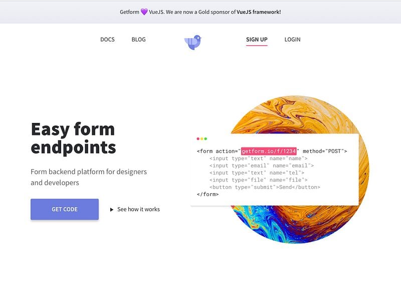 Getform preview