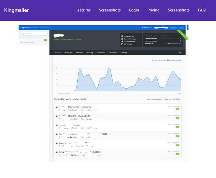 Kingmailer.co preview