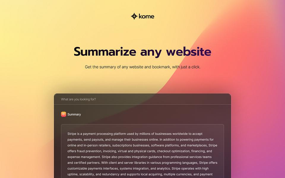 Kome image