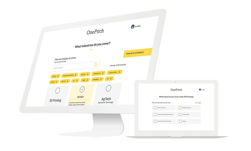 OnePitch preview