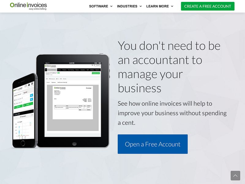 Online Invoices preview