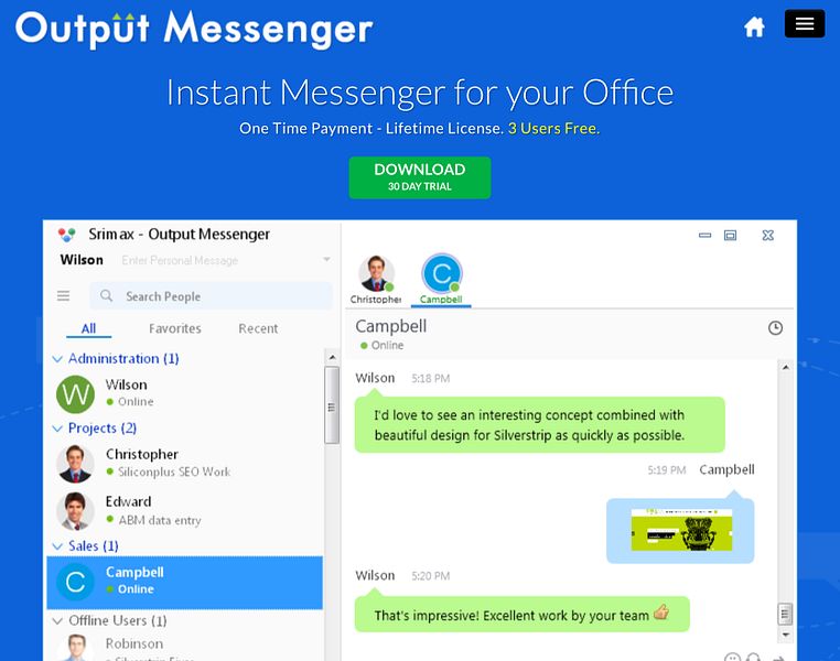 Output Messenger image
