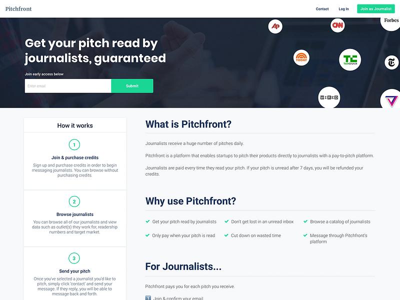 Pitchfront preview