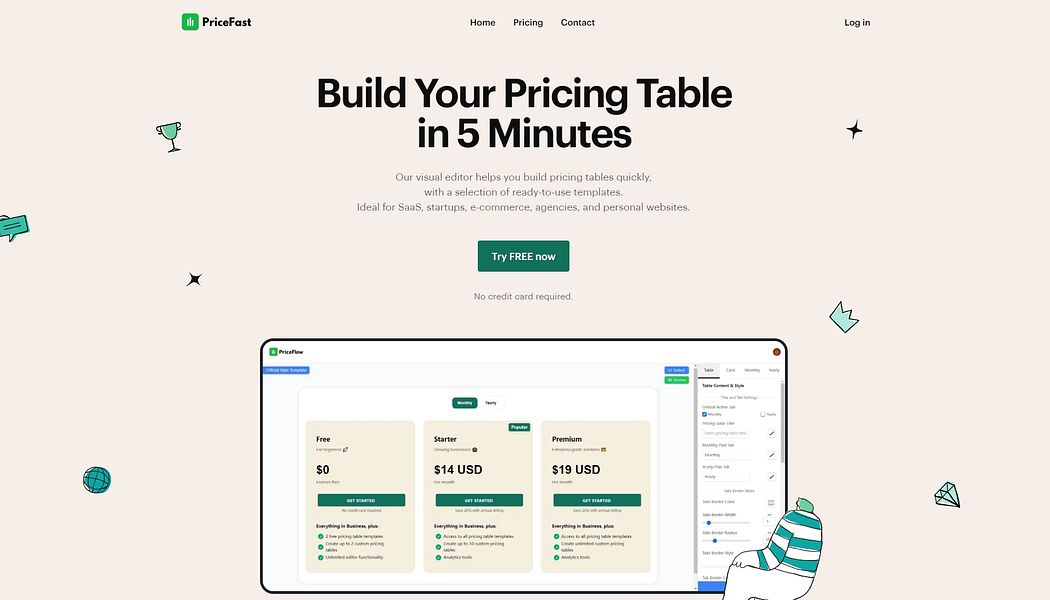 PriceFast preview
