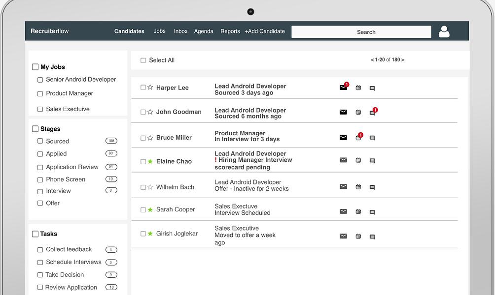 Recruiterflow preview
