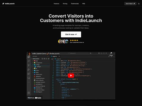 SaaS Landing Page image