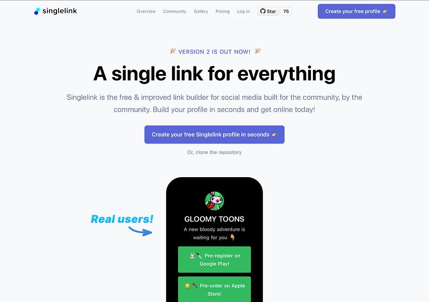 Singlelink image
