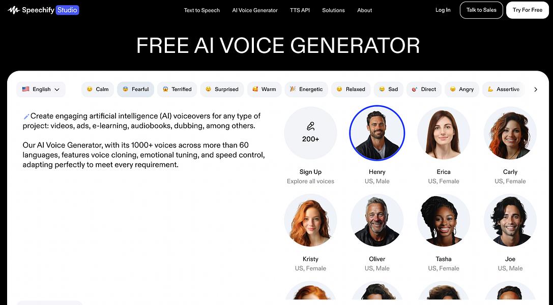 Speechify Studio preview