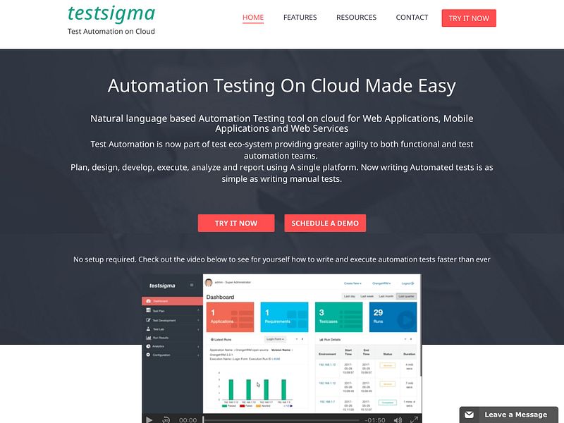 Testsigma preview
