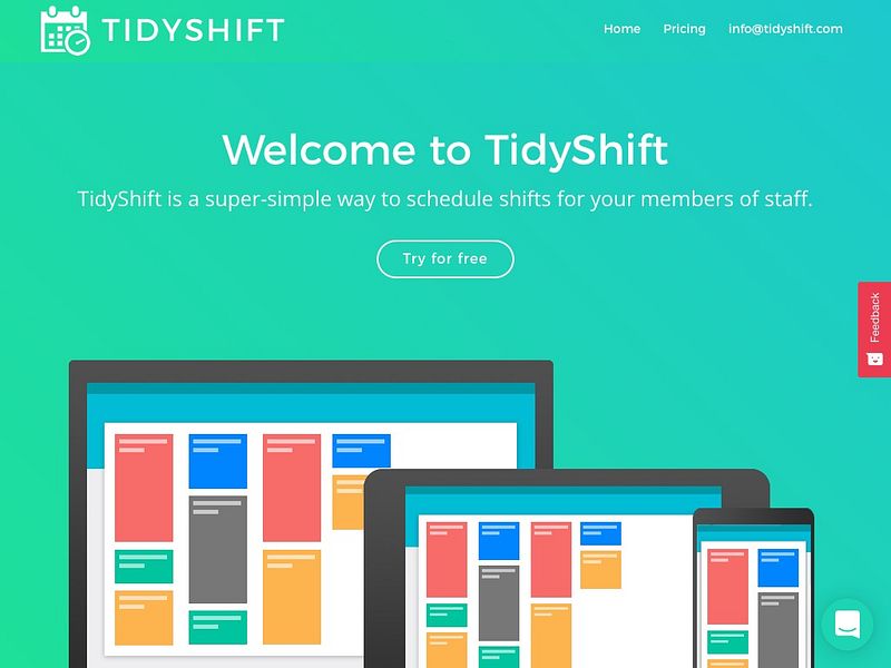 TidyShift preview