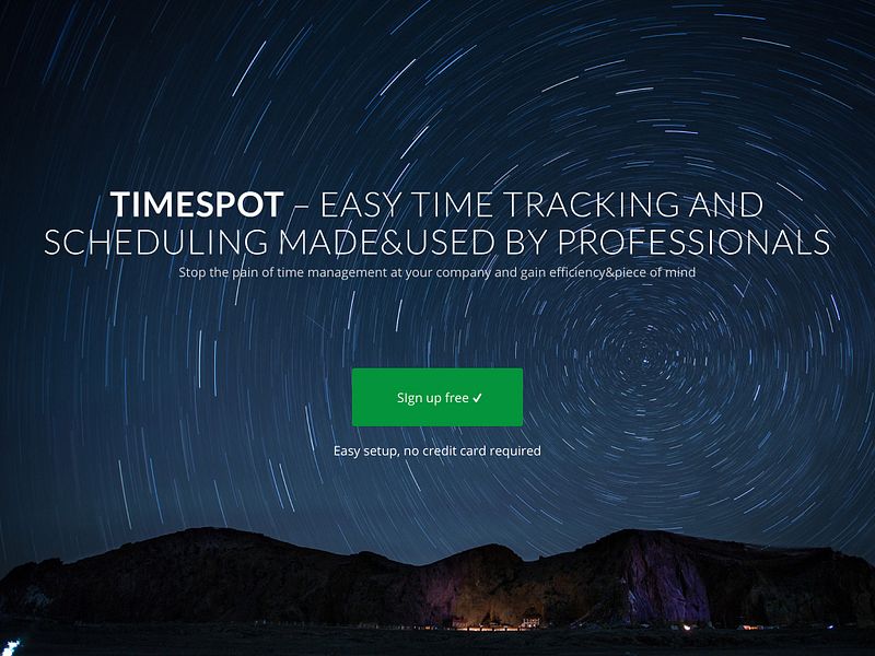 TimeSpot preview