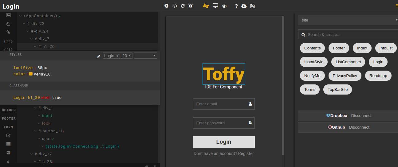 Toffyjs preview