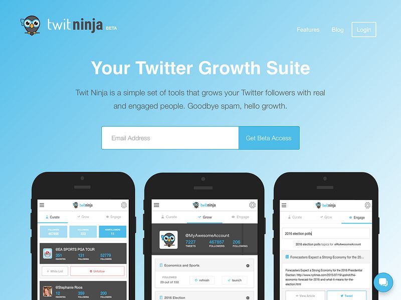 Twit Ninja preview