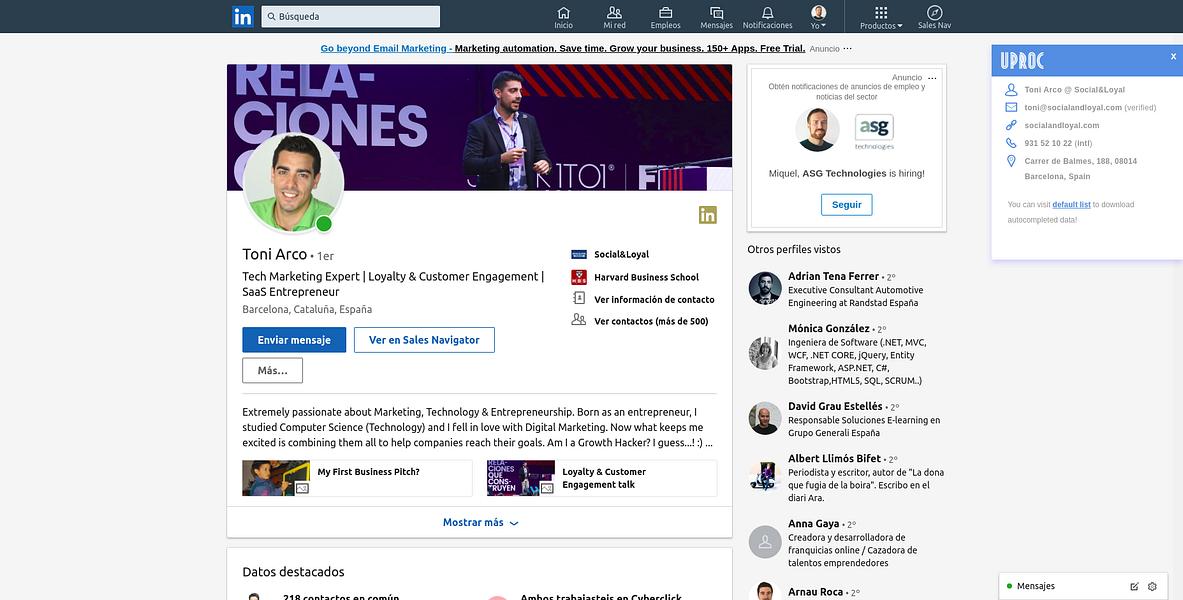 UProc for LinkedIn preview