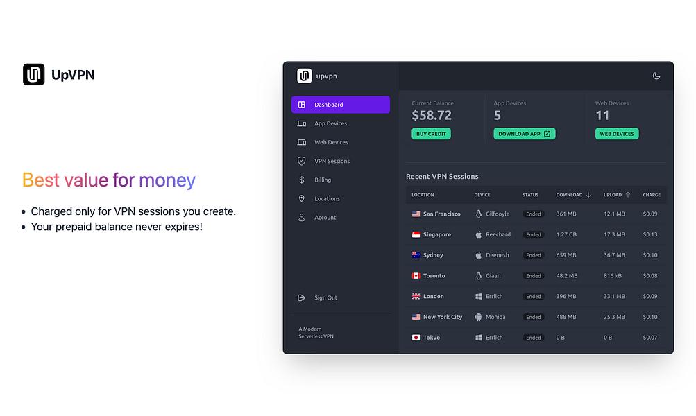 UpVPN preview