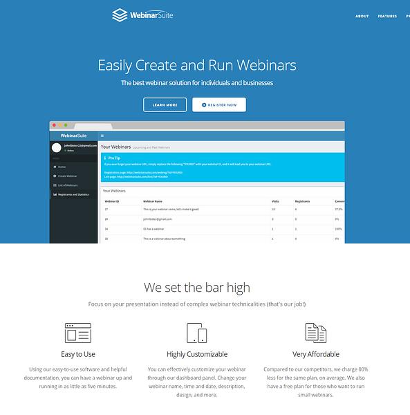 WebinarSuite preview