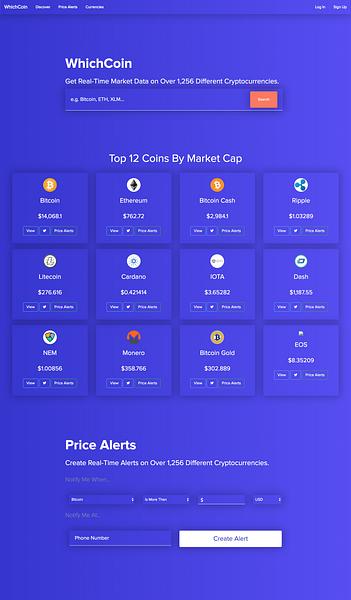 WhichCoin preview