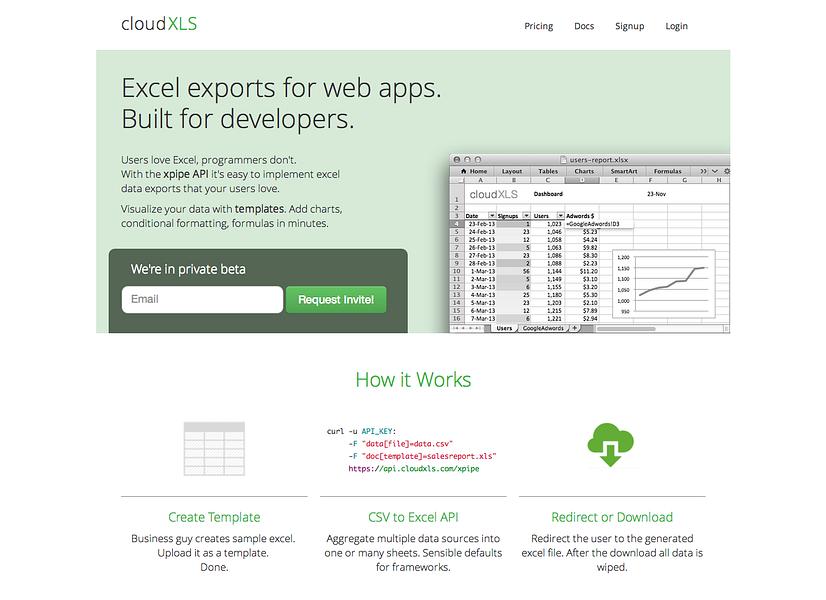 cloudXLS image