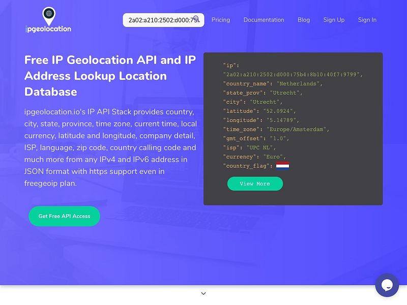 ipgeolocation preview