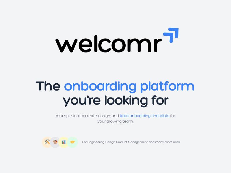 welcomr preview