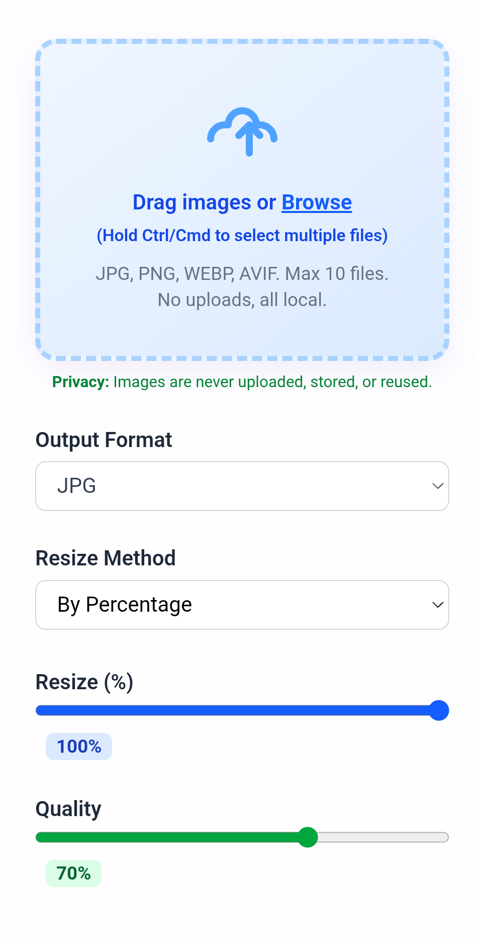 ImageReducerApp: Free Image Resizer & PDF Converter preview