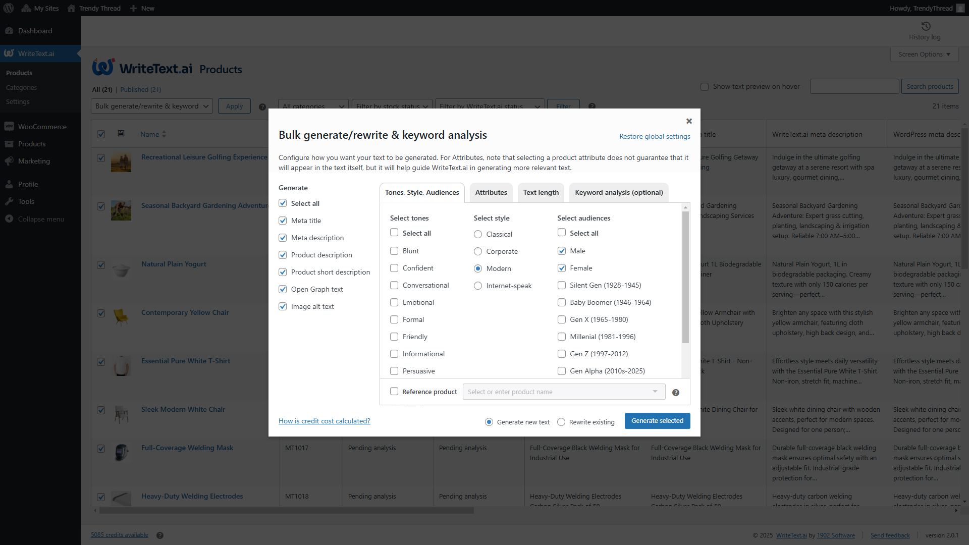 WriteText.ai for WooCommerce image